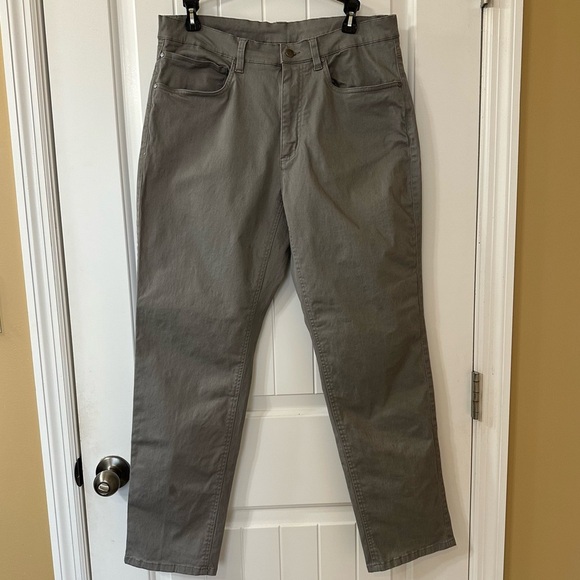 FootJoy Cotton Twill 5-Pocket Pant, W32/L30 in Grey - Picture 1 of 5